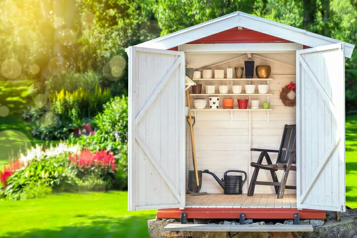 outdoor storage area