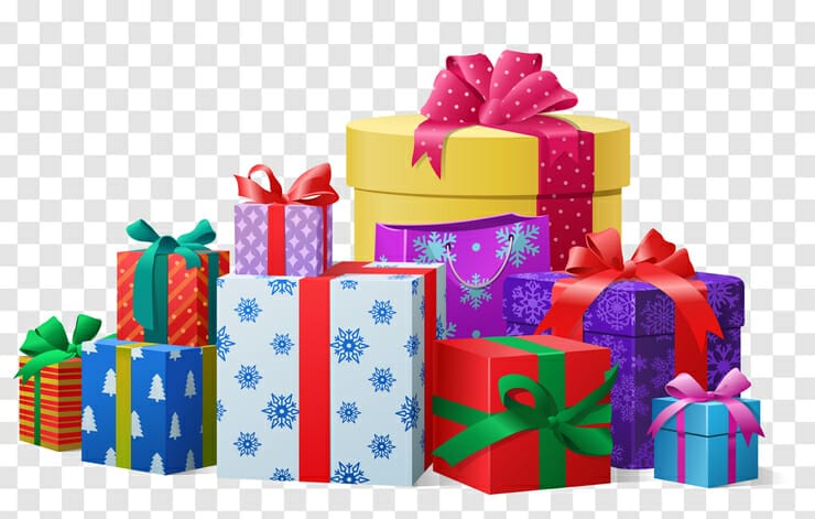wrapped gifts. 1185944878
